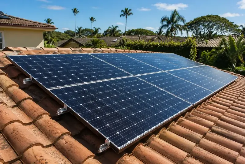 Installation de panneaux solaires à Oermingen